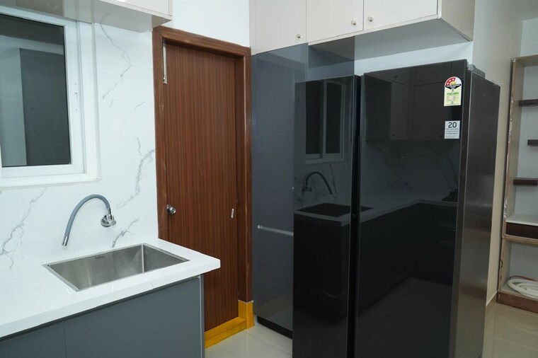 Kitchen, accurate-wind-chimes 3 Bedroom 1645 Sq.Ft. Apartment In Gachibowli Hyderabad 10728809
