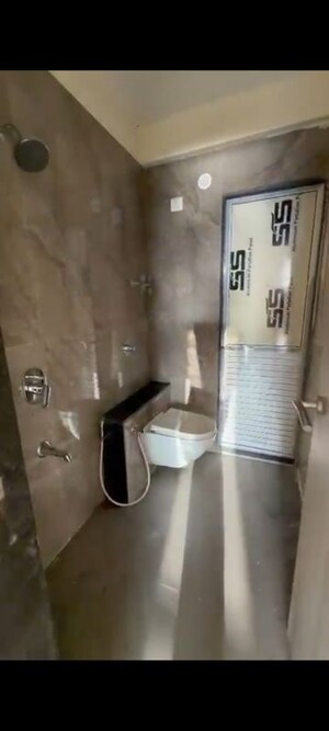 Bathroom in 2 BHK Apartment at Swaminarayan City, Dombivli West – for Rent