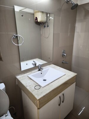 Bathroom in 2 BHK Apartment at Emaar The Palm Drive-Palm Studios, Sector 66 – for Rent