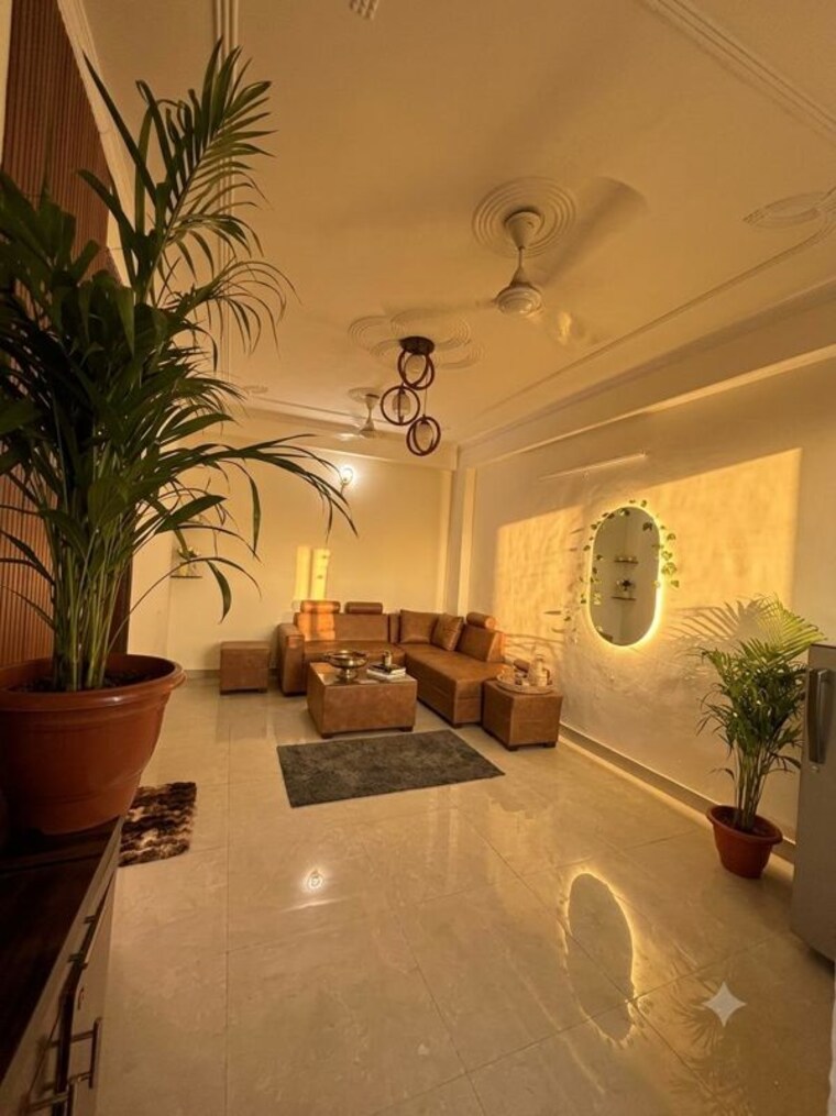 Living Room, saket 1 Bedroom 585 Sq.Ft. Builder Floor In Saket Delhi 10728840