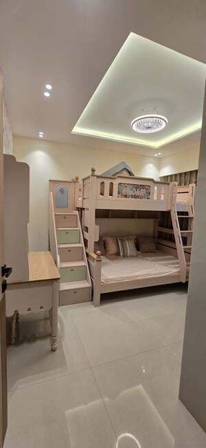 Staircase in 3.5 BHK Villa at Talera Park, Kalyani Nagar – for Rent