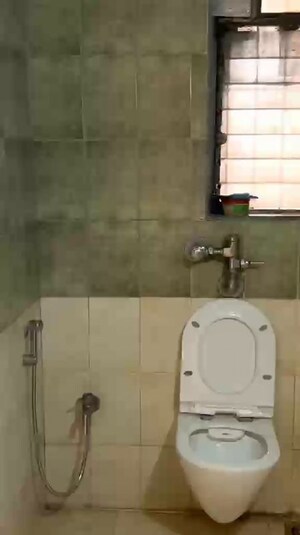 Bathroom in 2 BHK Apartment at Piramal Vaikunth, Balkum Pada – for Rent