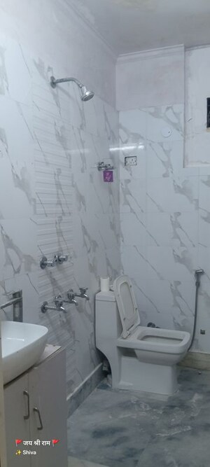 Bathroom in 2 BHK Builder Floor at Shakti Khand Iii – for Rent