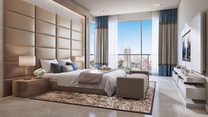 Bedroom in 2 BHK Apartment at Lodha Divino, Matunga East – for Sale