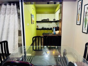 Dining area in 3 BHK Apartment at Jaya Nagar – for Rent