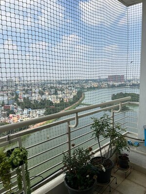 Balcony in 3 BHK Apartment at Puravankara Elita Promenade, Jp Nagar – for Sale