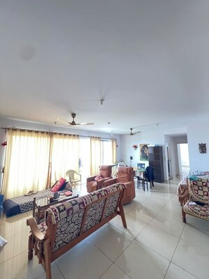 Living Room in 3 BHK Apartment at Puravankara Elita Promenade, Jp Nagar – for Sale
