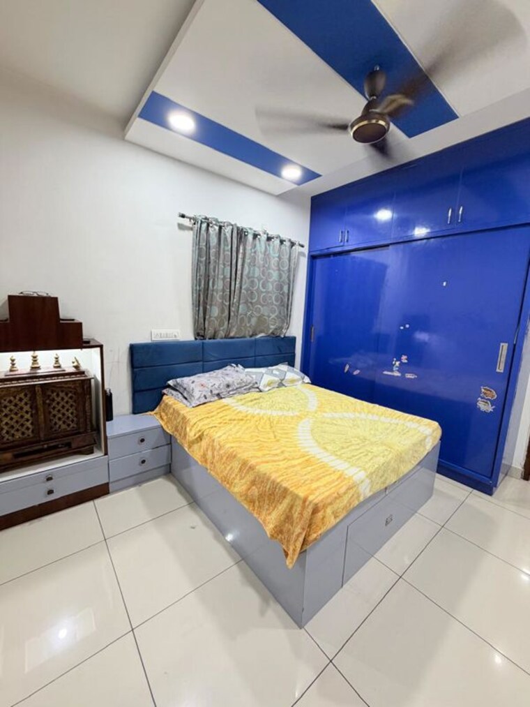 Bedroom, accurate-wind-chimes 3 Bedroom 1655 Sq.Ft. Apartment In Gachibowli Hyderabad 10728821