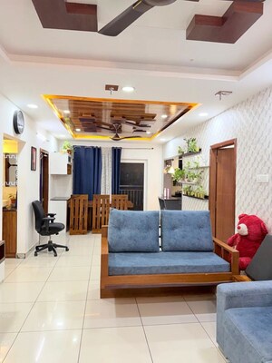 Living Room in 3 BHK Apartment at Accurate Wind Chimes, Gachibowli – for Sale