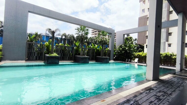 Swimming Pool, frontline-seven 3 Bedroom 1935 Sq.Ft. Apartment In Kokapet Hyderabad 10728977