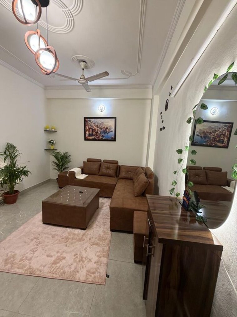 Living Room, saket 1 Bedroom 650 Sq.Ft. Builder Floor In Saket Delhi 10729022