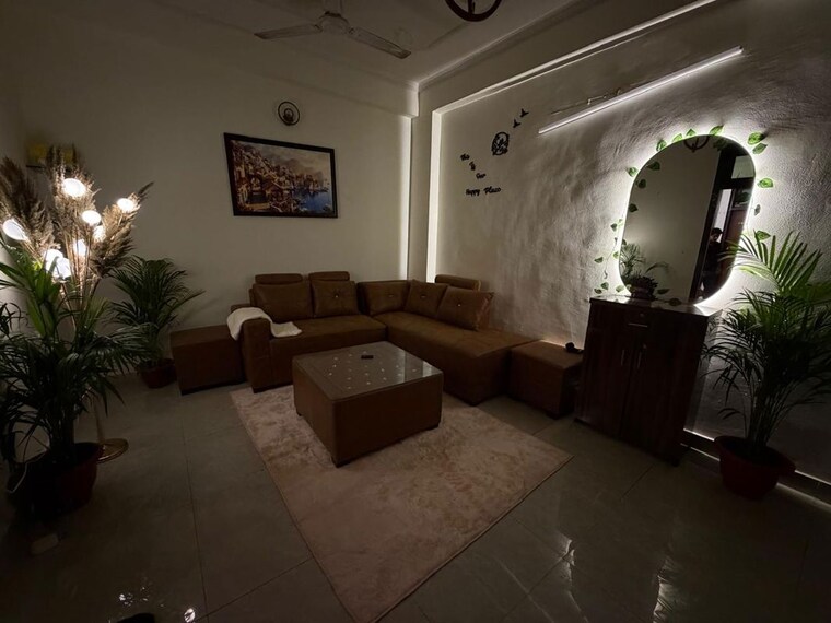 Living Room, saket 1 Bedroom 650 Sq.Ft. Builder Floor In Saket Delhi 10729022