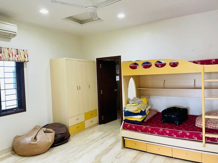 Bedroom, aditya-fort-view 4 Bedroom 4000 Sq.Ft. Villa In Puppalaguda Hyderabad 10729028