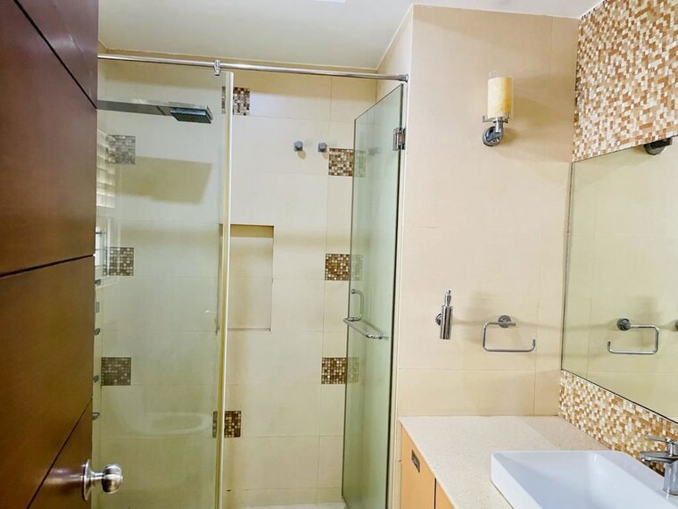 Bathroom, aditya-fort-view 4 Bedroom 4000 Sq.Ft. Villa In Puppalaguda Hyderabad 10729028