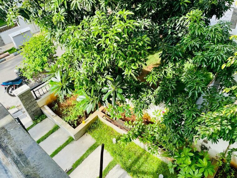 Garden, aditya-fort-view 4 Bedroom 4000 Sq.Ft. Villa In Puppalaguda Hyderabad 10729028