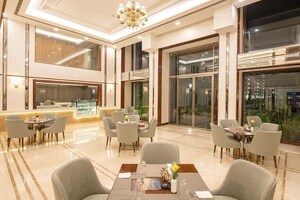 Living Room in 3 BHK Apartment at Central Park Flower Valley Aqua Front Towers, Sohna Sector 33 – for Rent