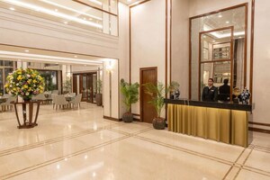 Living Room in 3 BHK Apartment at Central Park Flower Valley Aqua Front Towers, Sohna Sector 33 – for Rent