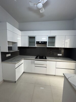 Kitchen in 3 BHK Apartment at Central Park Flower Valley Aqua Front Towers, Sohna Sector 33 – for Rent