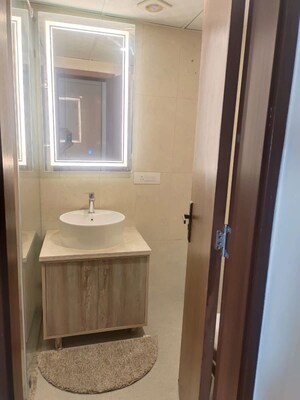 Bathroom in 3 BHK Apartment at Central Park Flower Valley Aqua Front Towers, Sohna Sector 33 – for Rent