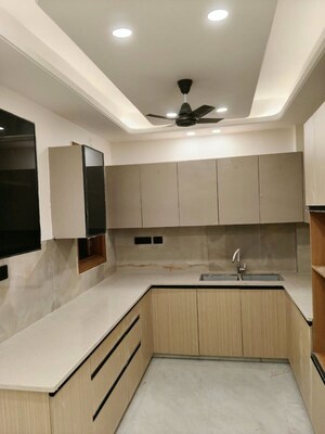 Kitchen in 4 BHK Apartment at Freedom Fighters Enclave – for Rent