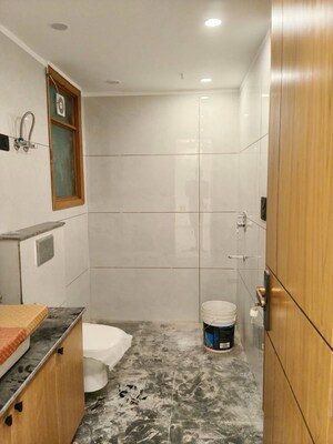 Bathroom in 4 BHK Apartment at Freedom Fighters Enclave – for Rent