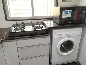 Kitchen in 1 BHK Apartment at Shantiniketan Apartments Matunga, Matunga East – for Rent