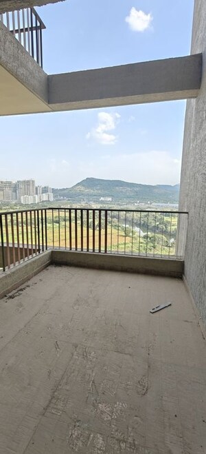 Balcony in 3 BHK Apartment at Shapoorji Pallonji Sensorium Vista, Hinjewadi – for Rent
