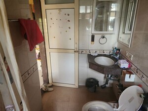 Bathroom in 1 BHK Apartment at Bhoomi Park, Malad West – for Rent