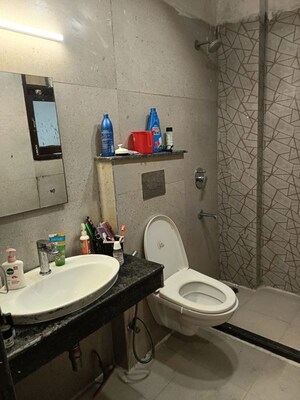 Bathroom in 2 BHK Builder Floor at Saket – for Rent
