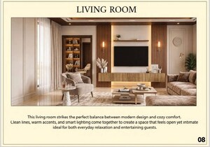Living Room in 4 BHK Villa at Muthangi – for Sale