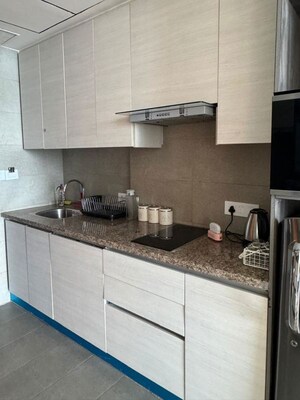 Kitchen in 1 BHK Builder Floor at Sector 21 – for Rent