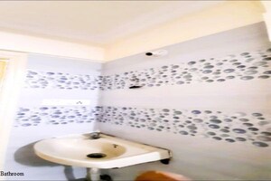 Bathroom in 1 BHK Apartment at Akash Pooja Garden, Wadegaon – for Rent