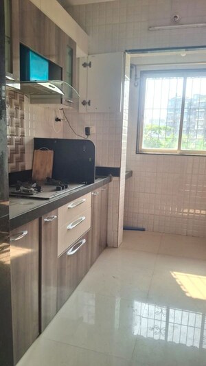 Kitchen in 1 BHK Apartment at Gayatri Ravechi Jyot CHS, Ulwe – for Rent