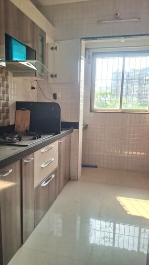 Kitchen in 1 BHK Apartment at Gayatri Ravechi Jyot CHS, Ulwe – for Rent