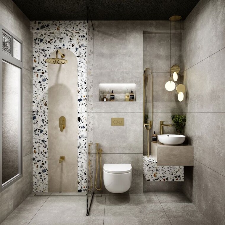 Bathroom, tharwani-majestic-towers 3 Bedroom 1142 Sq.Ft. Apartment In Kalyan West Thane 10729385