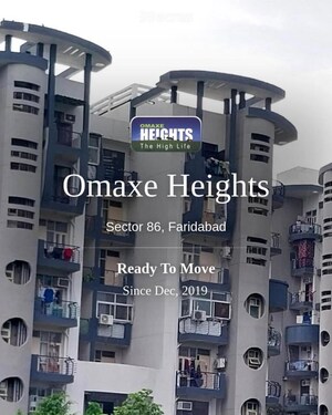 Floor Plan in 3 BHK Apartment at Omaxe Heights, Sector 86 – for Rent