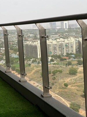 Balcony in 5 BHK Apartment at Krisumi Waterfall Residences, Sector 36a – for Rent