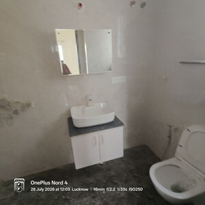 Bathroom in 3 BHK Apartment at Omaxe R2, Gomti Nagar – for Rent