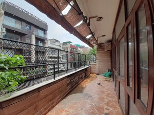 Balcony in 3 BHK Builder Floor at Greater Kailash I – for Rent