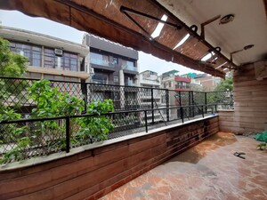Balcony in 3 BHK Builder Floor at Greater Kailash I – for Rent