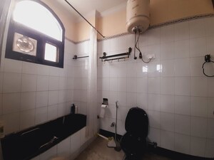 Bathroom in 3 BHK Builder Floor at Greater Kailash I – for Rent