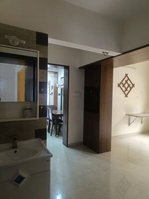 Living Room in 3 BHK Apartment at SSD Sai Pearl, Pimple Saudagar – for Rent