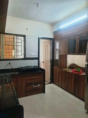 Kitchen in 3 BHK Apartment at SSD Sai Pearl, Pimple Saudagar – for Rent