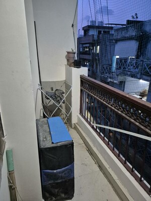 Balcony in 1.5 BHK Builder Floor at Mayur Vihar – for Rent