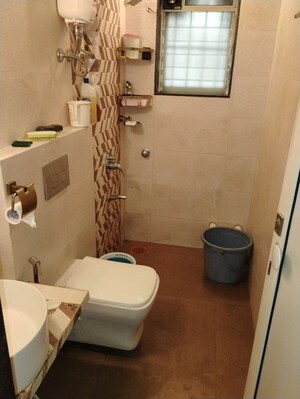 Bathroom in 2 BHK Apartment at Rutu Estate, Brahmand – for Sale