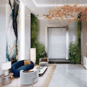 Living Room in  Office Space at Blue Ladder Business Enclave, Midc – for Sale