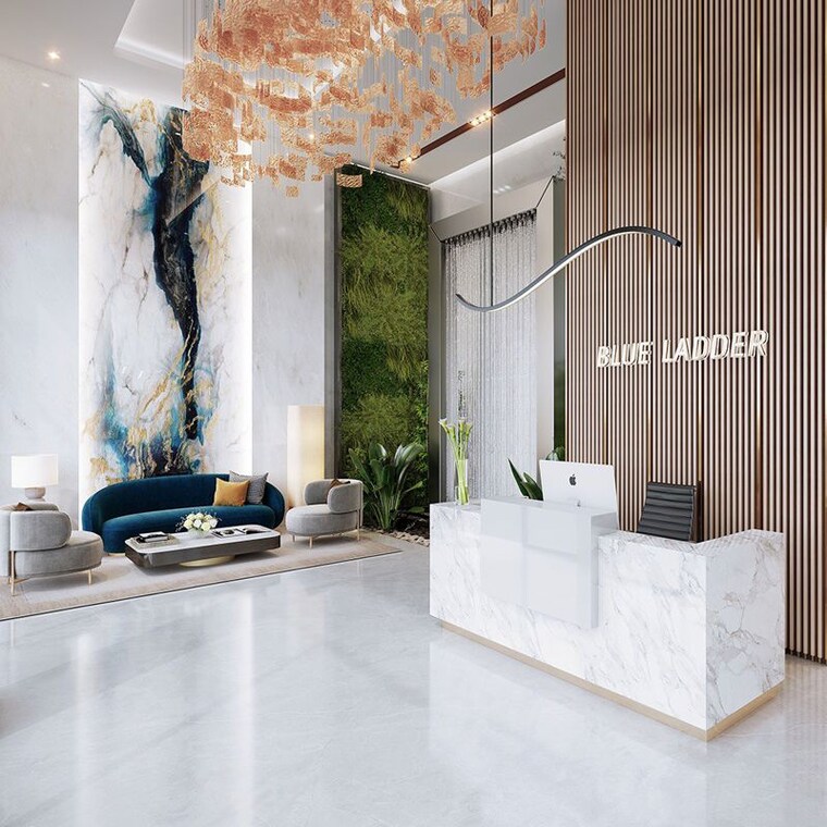 Living Room, blue-ladder-business-enclave Commercial Office Space 362 Sq.Ft. In Midc Thane 10729630
