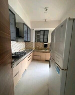 Kitchen in 3 BHK Apartment at Shalimar Oneworld Vista, Gomti Nagar – for Rent