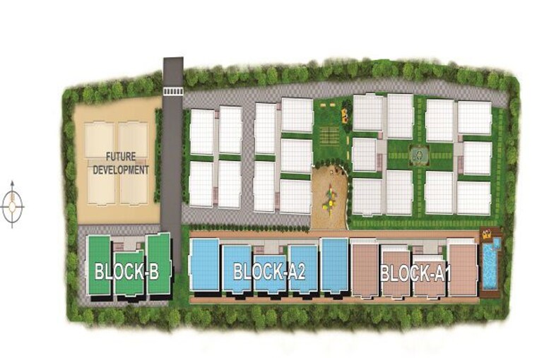 Master Plan, alkapur township 3 Bedroom 1655 Sq.Ft. Apartment In Alkapur Township Hyderabad 10729678