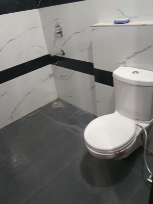 Bathroom in 3.5 BHK Builder Floor at Dhakoli – for Sale
